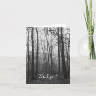 Graustufen durch den Wald schmeißen Danke Karte
