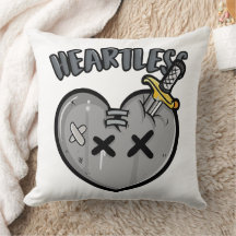 Graustufen Herz und Schwert Poster Punk Rock Ästhe