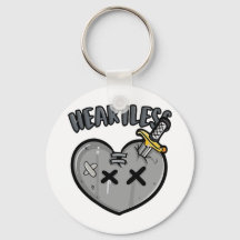 Graustufen Herz und Schwert Poster Punk Rock Ästhe