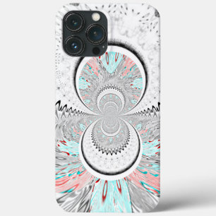 Graustufen Kaleidoskop Art Print Case-Mate iPhone Hülle