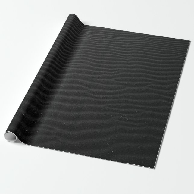 Graustufenfotografie von Sand Geschenkpapier (Ungerollt)