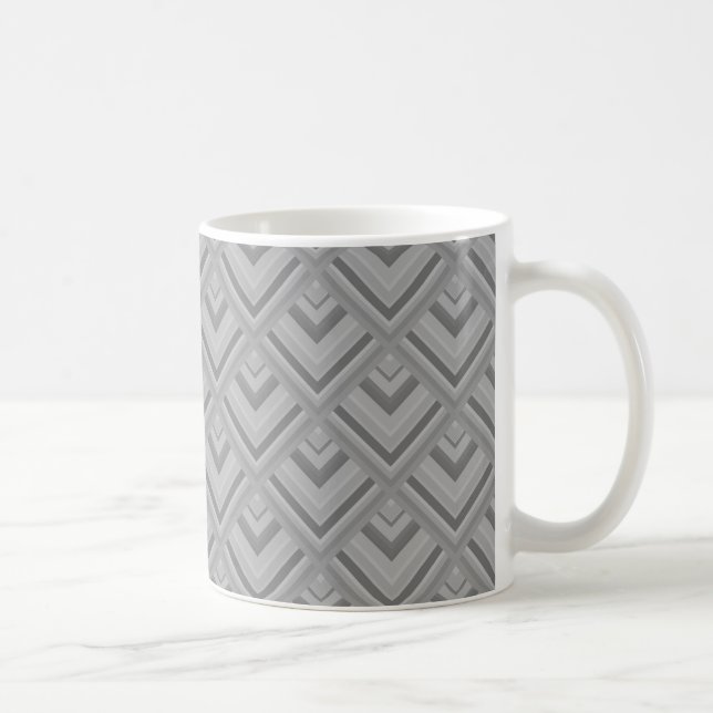 Graustufenmuster Kaffeetasse (Rechts)
