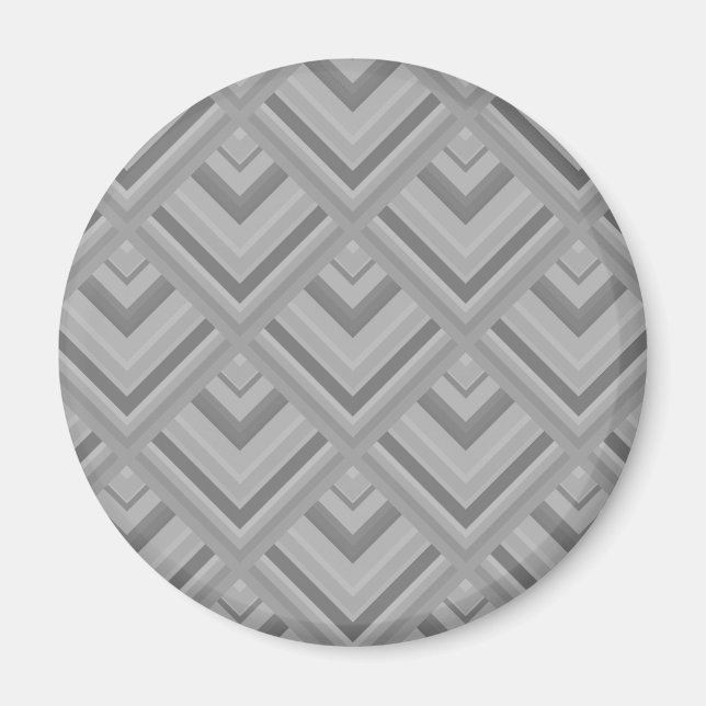Graustufenmuster Magnet (Vorne)