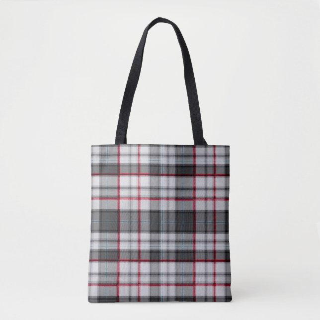 Grautexturierte Tartan kariert (Vorderseite)