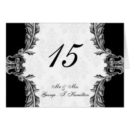 Grautische Tischkarte