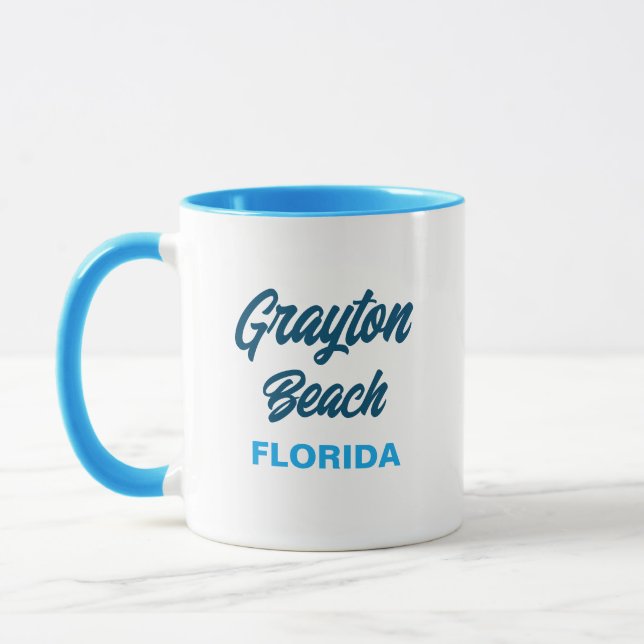 Grauton Beach Florida Kaffeetasse (Links)