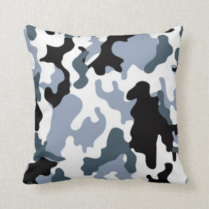 Grauton, Militärische Camouflage Kissen
