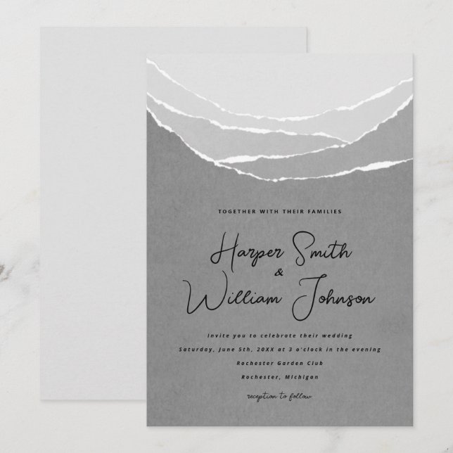 Grautorn Einladung (Vorne/Hinten)