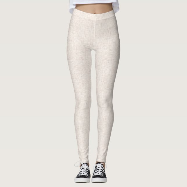 Grauweiß Leggings (Vorderseite)