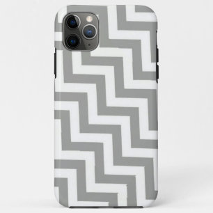 Grauweiß Zickzack Case-Mate iPhone Hülle