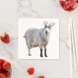 Grauziegenfarm Tiernaturfotografie Serviette