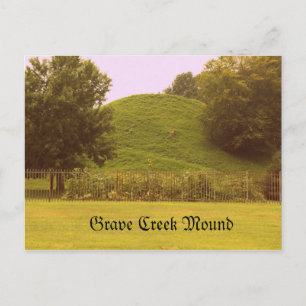 Grave Creek Hügel Postkarte