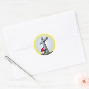 Grave Cross Stickers