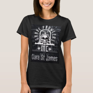 Grave Prowlers Logo S-Sleeve T-Shirt Damen 3XL