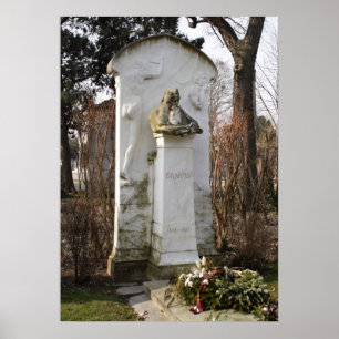 Grave von Johannes Brahms Poster