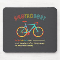 Gravel-Bike Biketrovert Lustige Fahrrad-Quote Intr