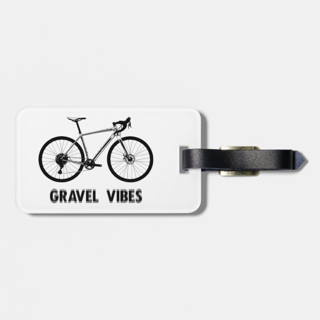 Gravel Vibes Cycling Gepäckanhänger (Rückseite horizontal)