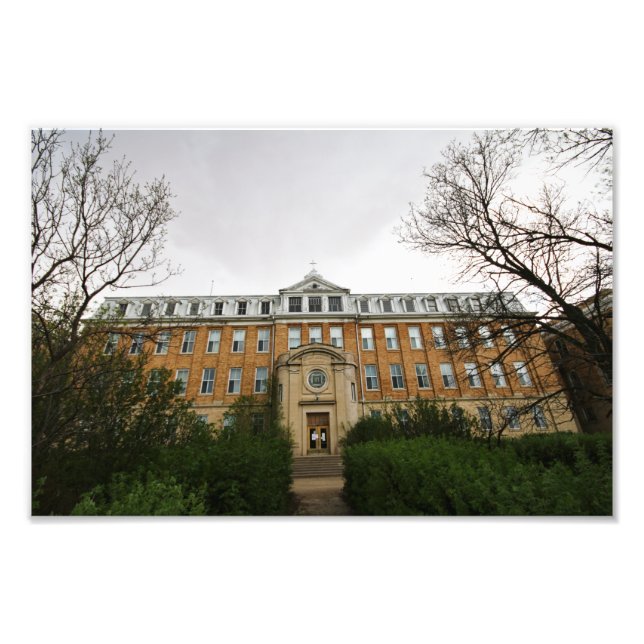 Gravelbourg Saskatchewan Kirche Fotodruck (Vorne)