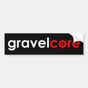 Gravelcore Gravel Cycling Autoaufkleber