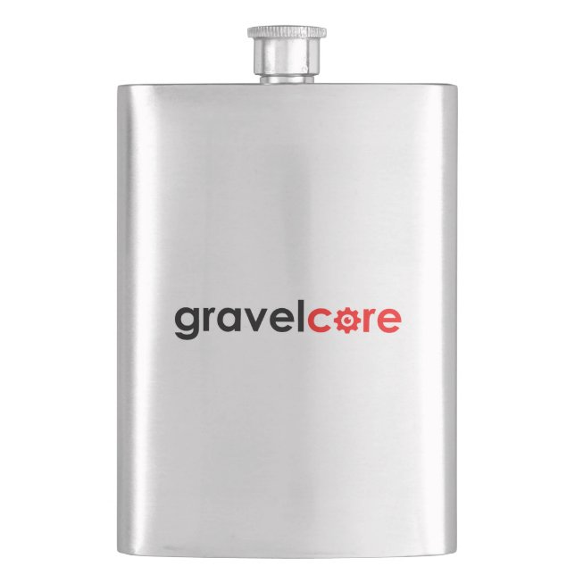 Gravelcore Gravel Cycling Flachmann (Vorderseite)