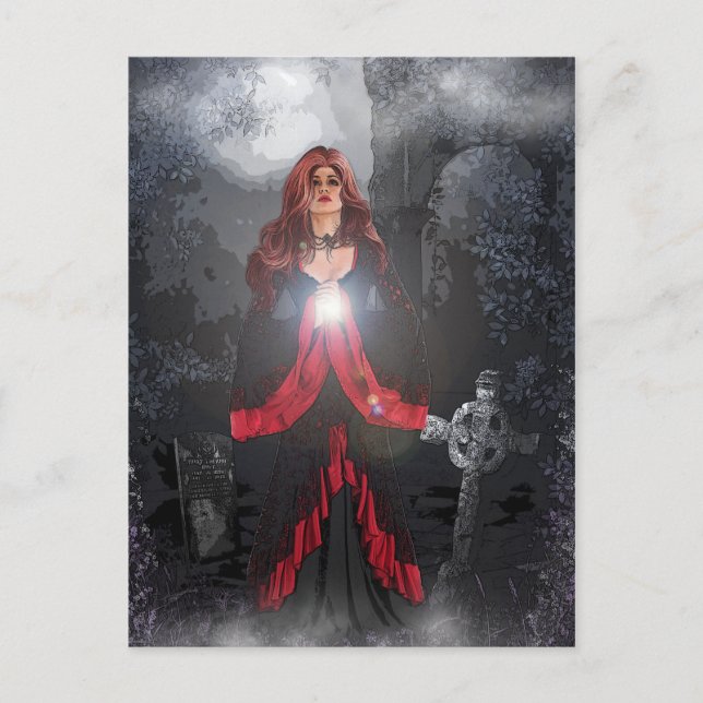 Gravelight Enchantress Postkarte (Vorderseite)