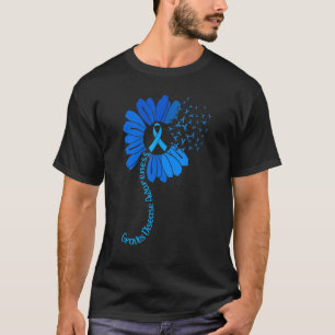 Graves Disease Awareness Ribbon Sonnenblume T-Shirt