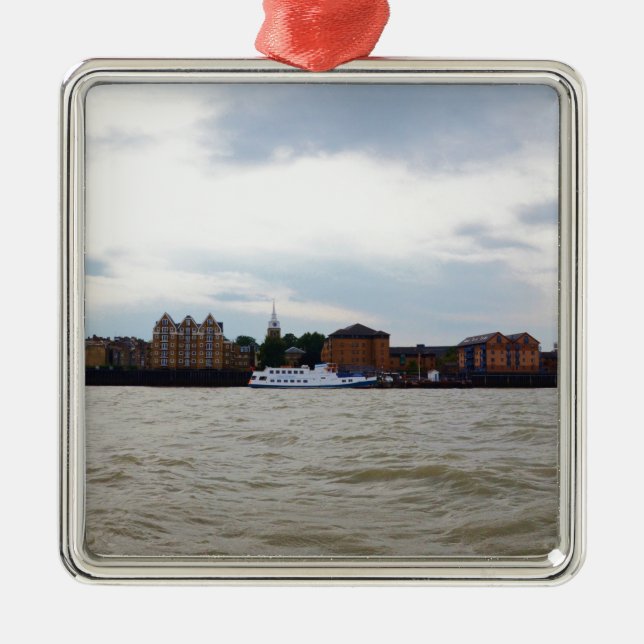 Gravesend in Kent. Silbernes Ornament (Vorne)