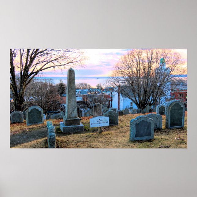 Gravesite William Bradford Poster (Vorne)