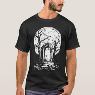 Gravestones Halloween Beängstigender Friedhofstric T-Shirt