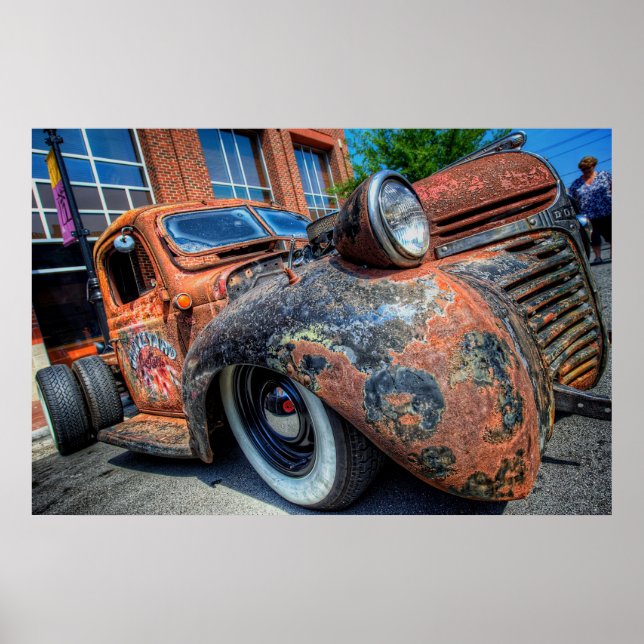 Graveyard Customs Rat Dodge Poster (Vorne)