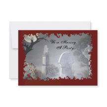 Graveyard-Halloween-Party-Einladungen