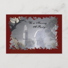 Graveyard-Halloween-Party-Einladungen Einladung