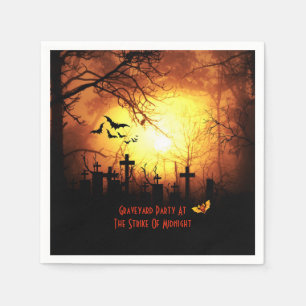 Graveyard-Party Halloween Serviette