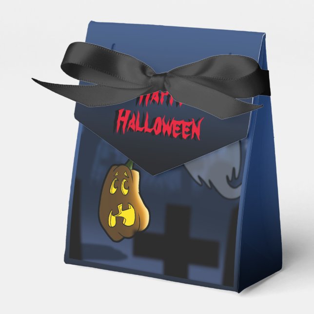 Graveyard Scare Halloween Favor Box Geschenkschachtel (Vorderseite)