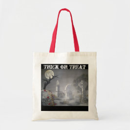 Graveyard Trick oder Leckerei Tote Bag Tragetasche
