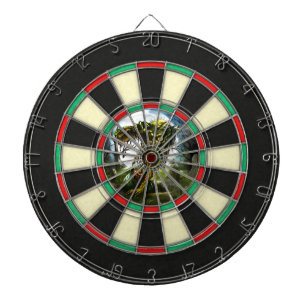 Graveyard Zombie Rung Vollmond Funny Dartscheibe