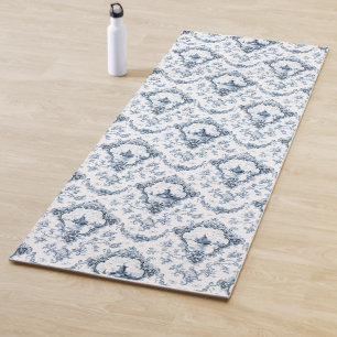Gravierseil mit Windmühle und Boote-blau Yogamatte