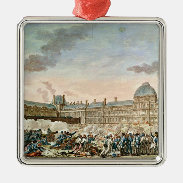 Graviert durch Isidore Stanislas Helman Silbernes Ornament (Vorne)