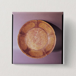 Gravierter Teller, Tang-Dynastie Button
