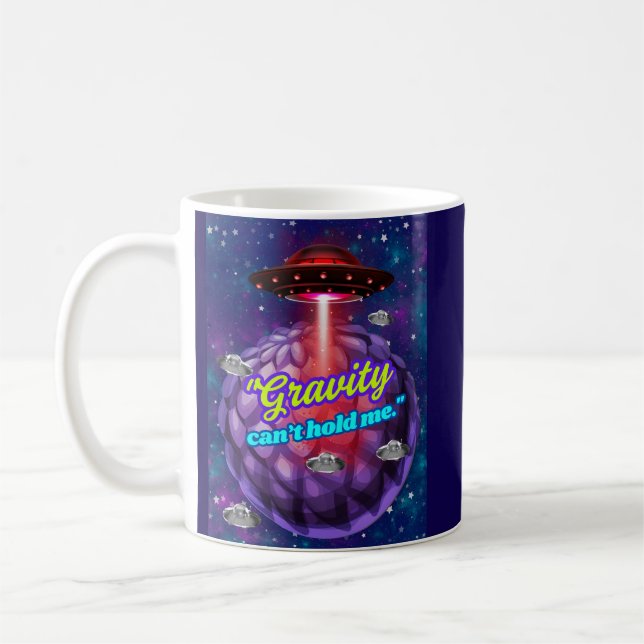 GRAVITÄT KANN MICH NICHT HALTEN KAFFEETASSE (Links)