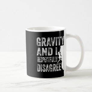 Gravitation und ich sind respektvoll nicht einer M Kaffeetasse