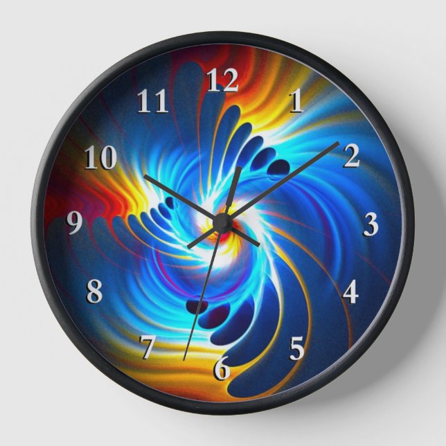 Gravitations Blueshift Wanduhr (Vorderseite)