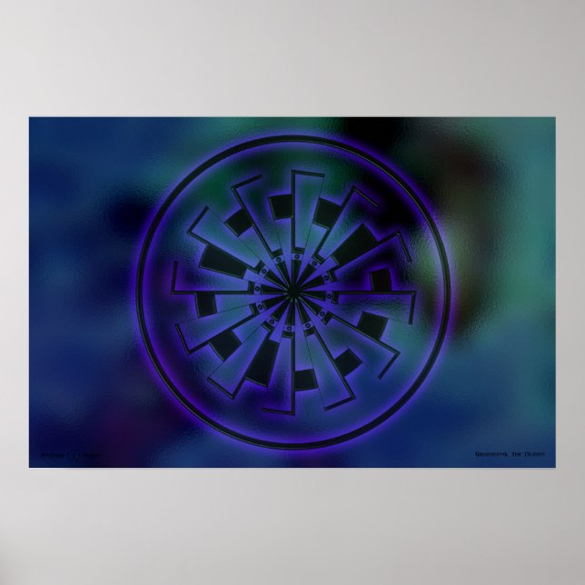 Gravitationszeit Poster (Vorne)