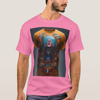 Gravity-Deating Astronaut T - Shirt Design