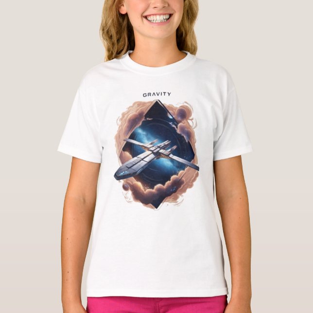 Gravity-derizierende Mode T-Shirt (Vorderseite)