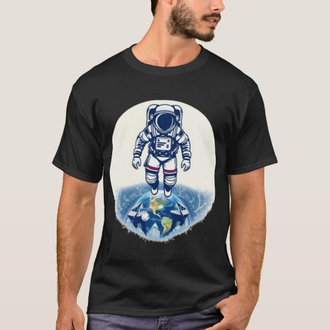 Gravity Deving Spacewalk T - Shirt" T-Shirt (Vorderseite)