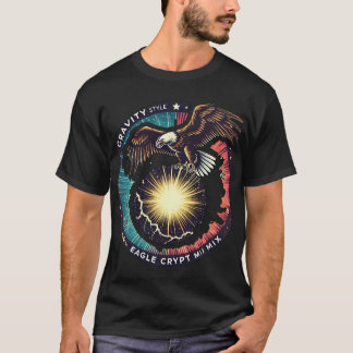 Gravity Eagle: Supernova Sentinel" T-Shirt