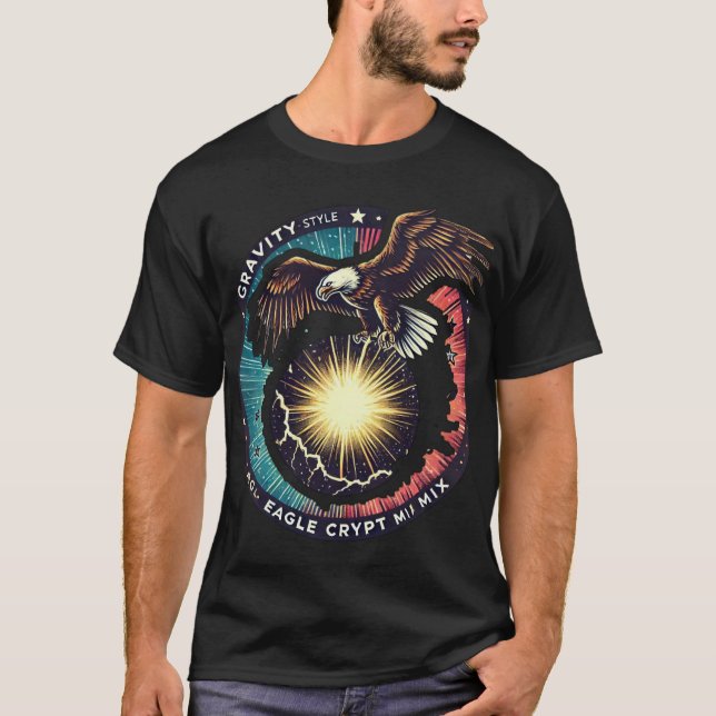 Gravity Eagle: Supernova Sentinel" T-Shirt (Vorderseite)