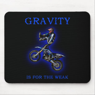 Gravity für das schwache Dirt Bike Motocross-Mause Mousepad
