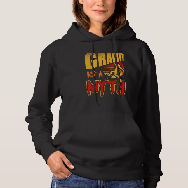 Gravity ist ein Myth Rock Climbing Climber Hoodie (Vorderseite)